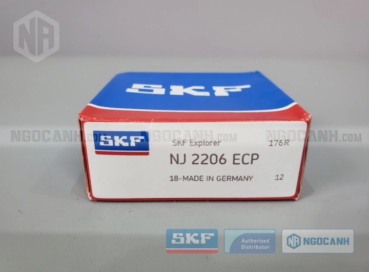 Vòng bi SKF NJ 2206 ECP chính hãng phân phối bởi SKF Ngọc Anh - Đại lý ủy quyền SKF