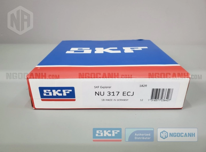 Vòng bi SKF NU 317 ECJ chính hãng phân phối bởi SKF Ngọc Anh - Đại lý ủy quyền SKF