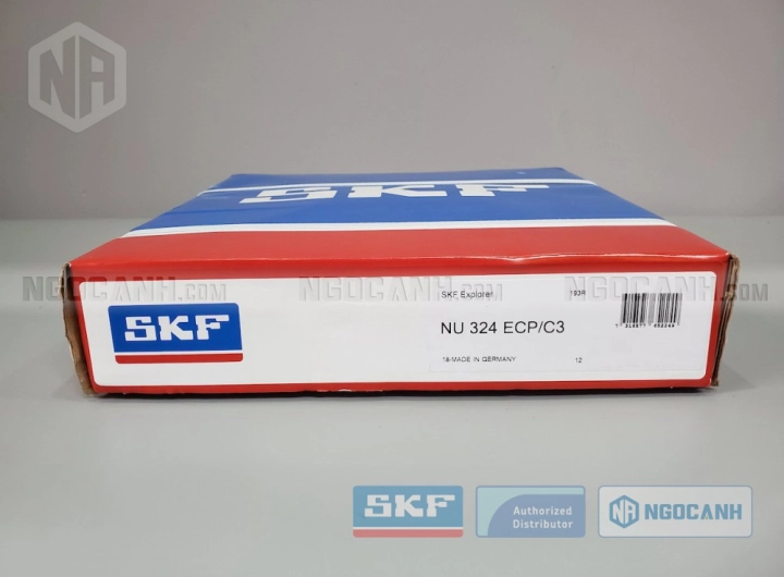Vòng bi SKF NU 324 ECP/C3 chính hãng phân phối bởi SKF Ngọc Anh - Đại lý ủy quyền SKF