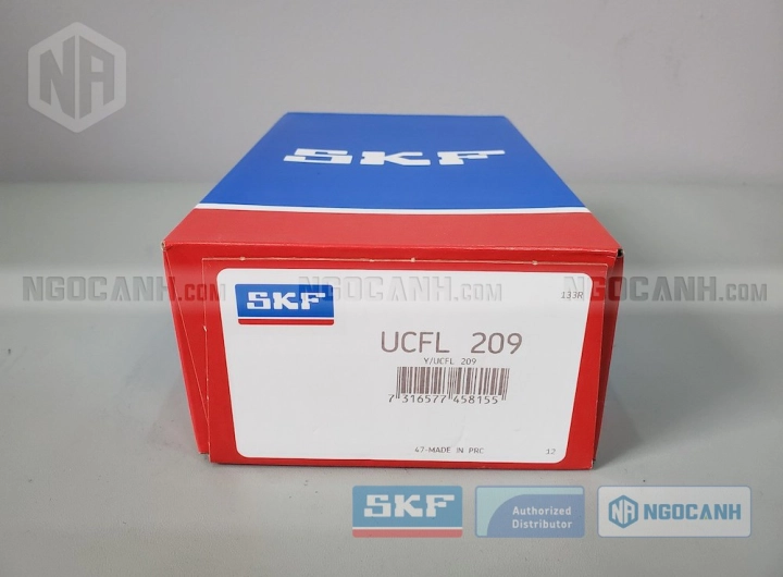Gối đỡ SKF UCFL 209 chính hãng phân phối bởi SKF Ngọc Anh - Đại lý ủy quyền SKF