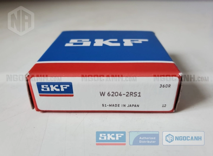 Vòng bi SKF W 6204-2RS1 chính hãng phân phối bởi SKF Ngọc Anh - Đại lý ủy quyền SKF