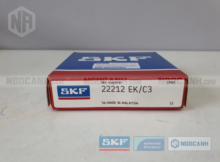 Vòng bi SKF 22212 EK/C3 chính hãng phân phối bởi SKF Ngọc Anh - Đại lý ủy quyền SKF