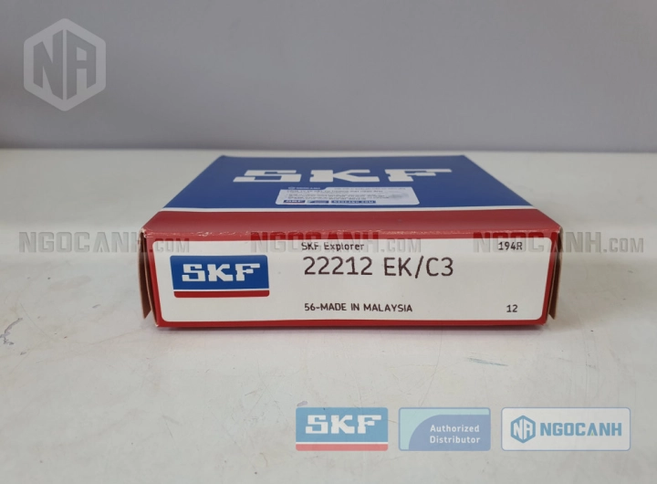 Vòng bi SKF 22212 EK/C3 chính hãng phân phối bởi SKF Ngọc Anh - Đại lý ủy quyền SKF Vòng bi SKF 22212 EK/C3 chính hãng phân phối bởi SKF Ngọc Anh - Đại lý ủy quyền SKF