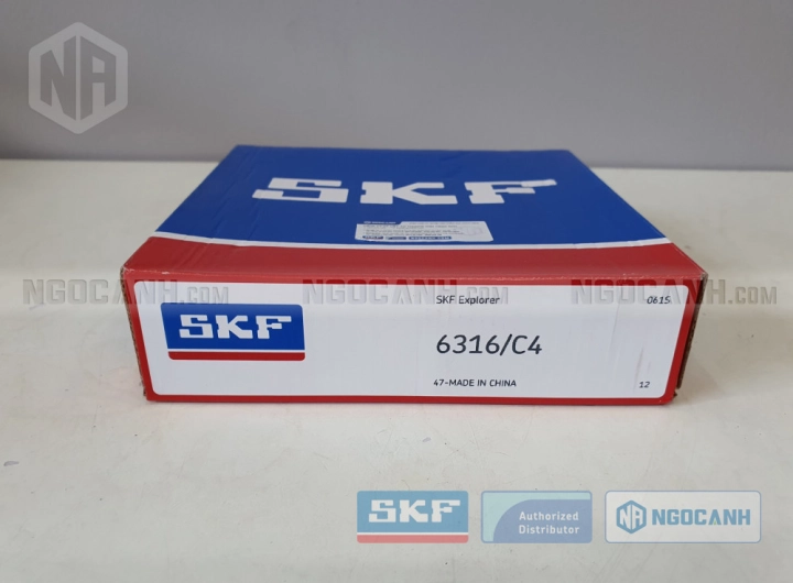 Vòng bi SKF 6316/C4 chính hãng phân phối bởi SKF Ngọc Anh - Đại lý ủy quyền SKF