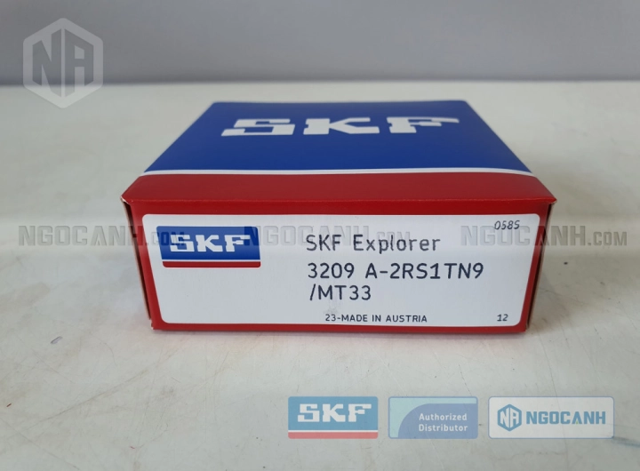 Vòng bi SKF 3209 A-2RS1TN9/MT33 chính hãng phân phối bởi SKF Ngọc Anh - Đại lý ủy quyền SKF