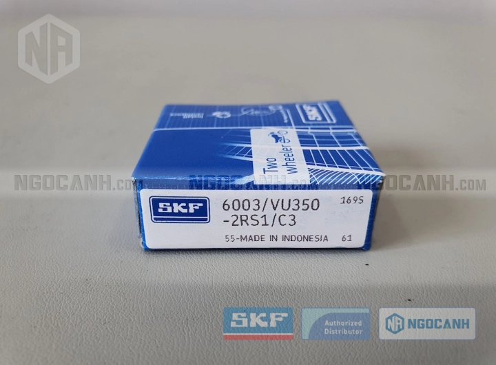 Vòng bi xe máy SKF 6003/VU350-2RS1/C3 chính hãng phân phối bởi SKF Ngọc Anh - Đại lý ủy quyền SKF