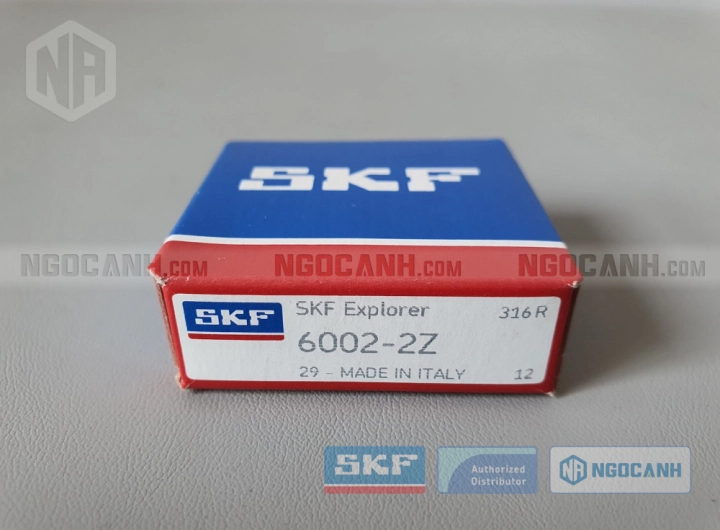 Vòng bi SKF 6002-2Z chính hãng phân phối bởi SKF Ngọc Anh - Đại lý ủy quyền SKF