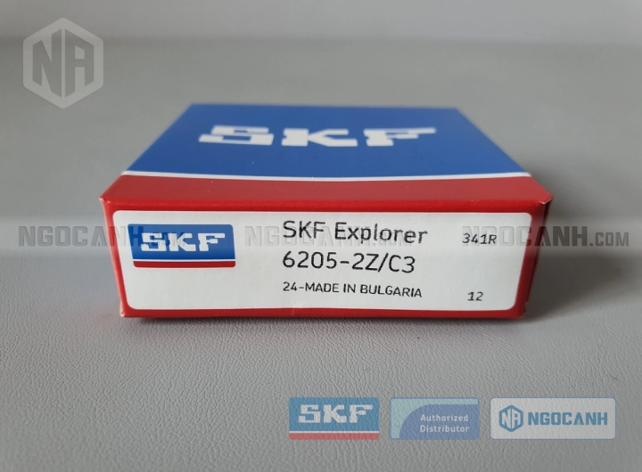 Vòng bi SKF 6205-2Z/C3 chính hãng phân phối bởi SKF Ngọc Anh - Đại lý ủy quyền SKF