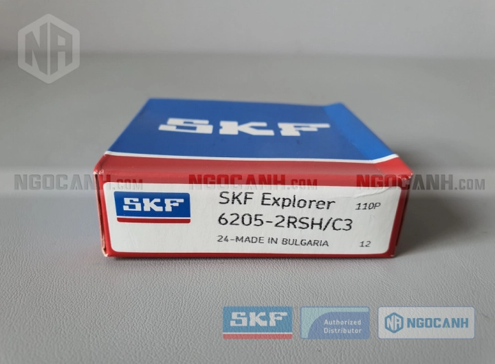 Vòng bi SKF 6205-2RSH/C3 chính hãng phân phối bởi SKF Ngọc Anh - Đại lý ủy quyền SKF