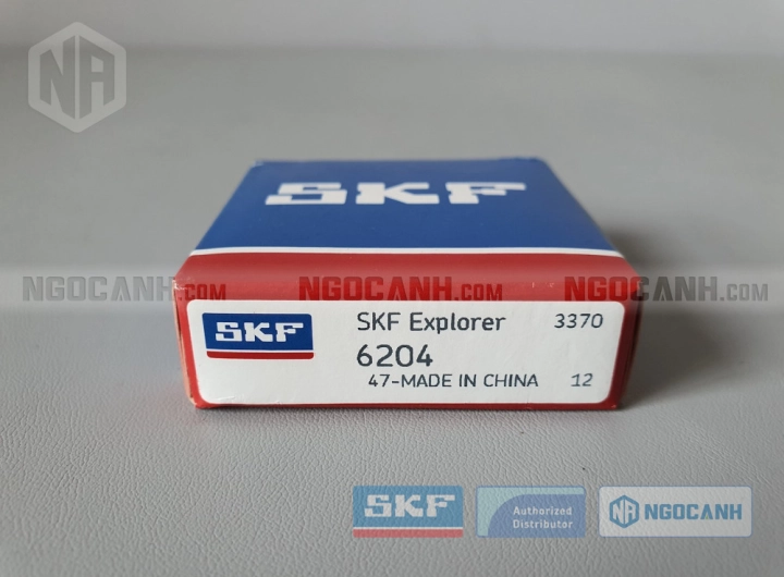 Vòng bi SKF 6204 chính hãng phân phối bởi SKF Ngọc Anh - Đại lý ủy quyền SKF
