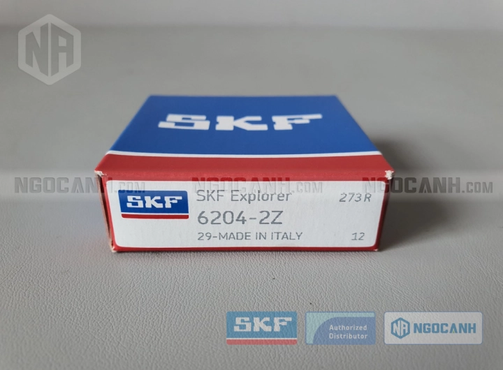 Vòng bi SKF 6204-2Z chính hãng phân phối bởi SKF Ngọc Anh - Đại lý ủy quyền SKF