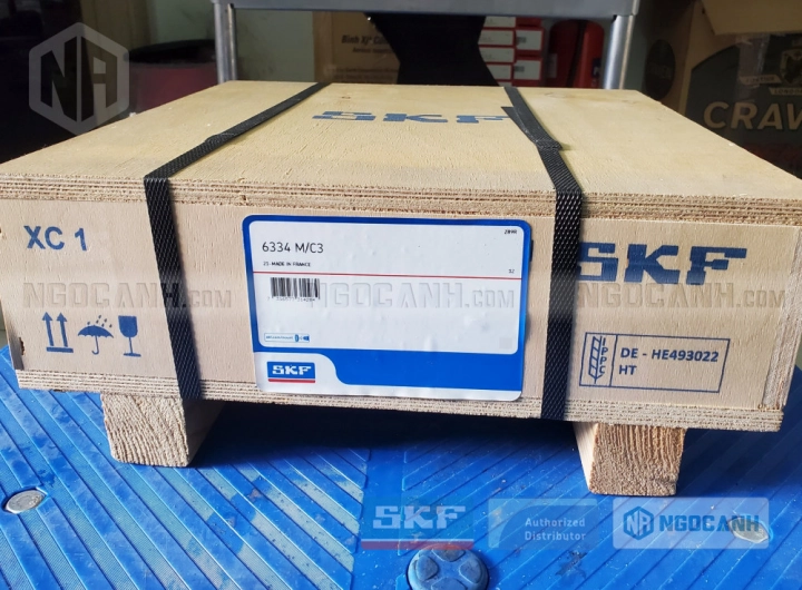 Vòng bi SKF 6334 M/C3 chính hãng phân phối bởi SKF Ngọc Anh - Đại lý ủy quyền SKF Vòng bi SKF 6334 M/C3 chính hãng phân phối bởi SKF Ngọc Anh - Đại lý ủy quyền SKF