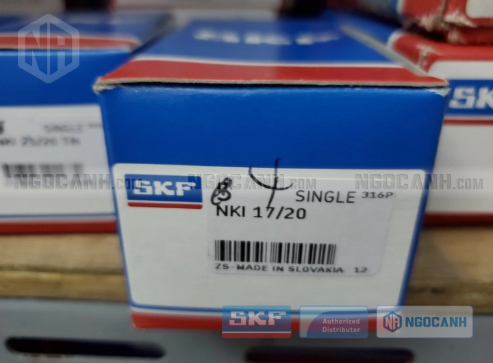 Vòng bi SKF NKI 17/20 chính hãng phân phối bởi SKF Ngọc Anh - Đại lý ủy quyền SKF