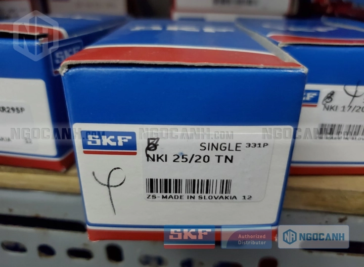 Vòng bi SKF NKI 25/20 TN chính hãng phân phối bởi SKF Ngọc Anh - Đại lý ủy quyền SKF Vòng bi SKF NKI 25/20 TN chính hãng phân phối bởi SKF Ngọc Anh - Đại lý ủy quyền SKF