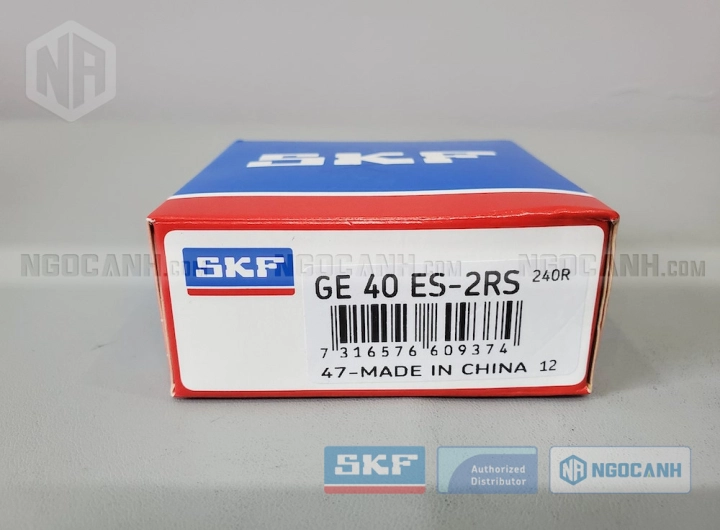 Vòng bi SKF GE 40 ES-2RS chính hãng phân phối bởi SKF Ngọc Anh - Đại lý ủy quyền SKF