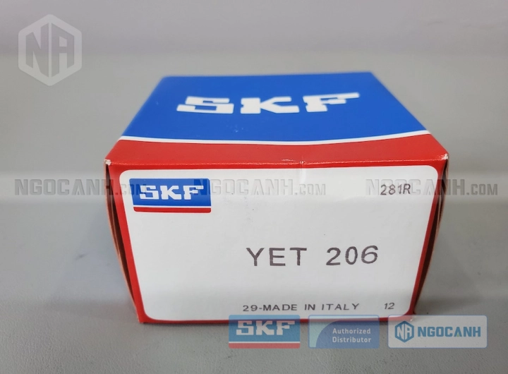 Vòng bi SKF YET 206 chính hãng phân phối bởi SKF Ngọc Anh - Đại lý ủy quyền SKF