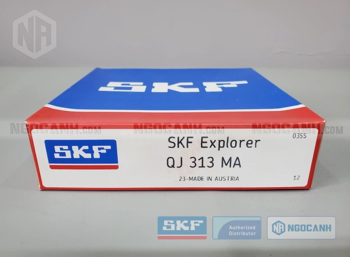 Vòng bi SKF QJ 313 MA chính hãng phân phối bởi SKF Ngọc Anh - Đại lý ủy quyền SKF