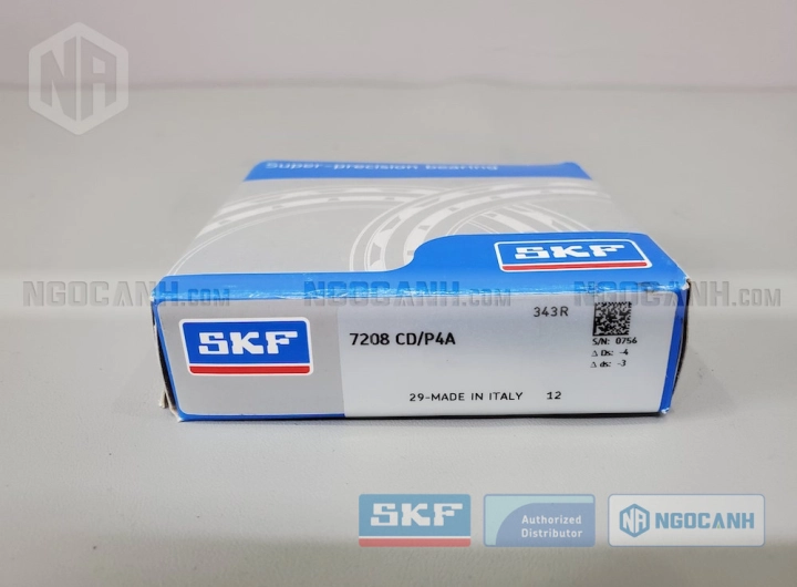 Vòng bi SKF 7208 CD/P4A chính hãng phân phối bởi SKF Ngọc Anh - Đại lý ủy quyền SKF Vòng bi SKF 7208 CD/P4A chính hãng phân phối bởi SKF Ngọc Anh - Đại lý ủy quyền SKF
