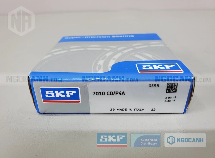 Vòng bi SKF 7010 CD/P4A chính hãng phân phối bởi SKF Ngọc Anh - Đại lý ủy quyền SKF Vòng bi SKF 7010 CD/P4A chính hãng phân phối bởi SKF Ngọc Anh - Đại lý ủy quyền SKF