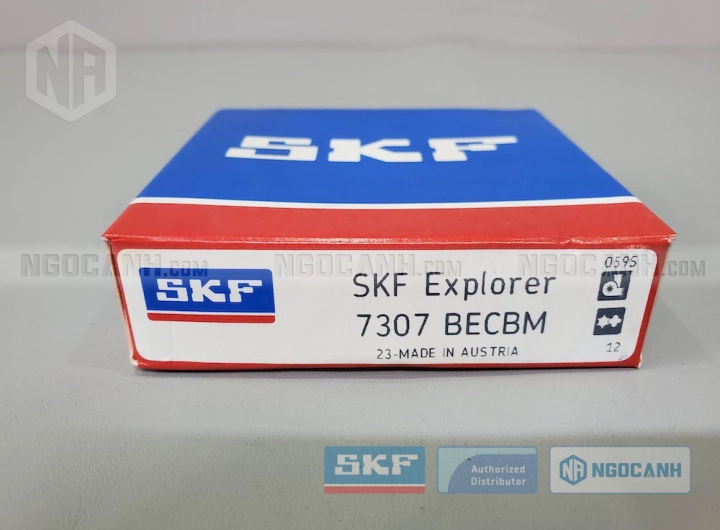 Vòng bi SKF 7307 BECBM chính hãng phân phối bởi SKF Ngọc Anh - Đại lý ủy quyền SKF Vòng bi SKF 7307 BECBM chính hãng phân phối bởi SKF Ngọc Anh - Đại lý ủy quyền SKF
