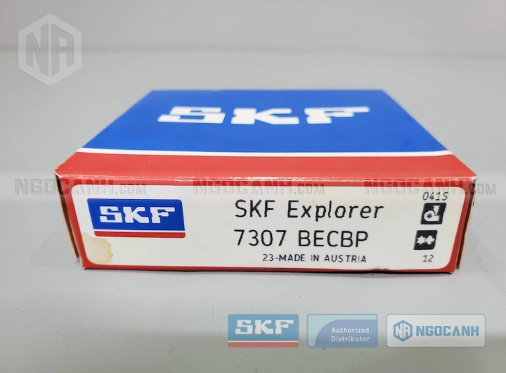 Vòng bi SKF 7307 BECBP chính hãng phân phối bởi SKF Ngọc Anh - Đại lý ủy quyền SKF