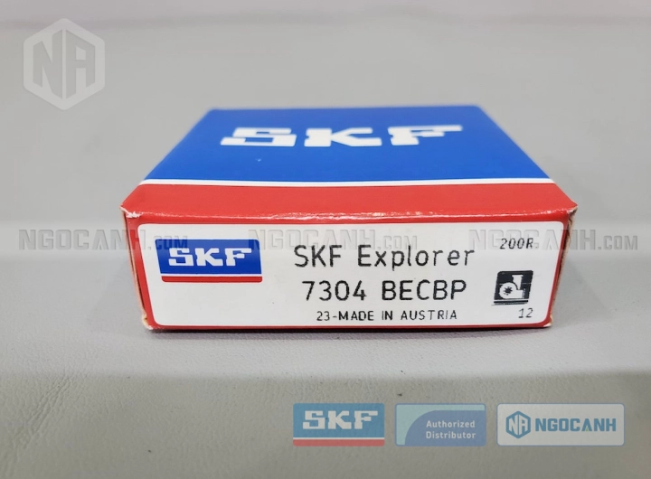 Vòng bi SKF 7304 BECBP chính hãng phân phối bởi SKF Ngọc Anh - Đại lý ủy quyền SKF