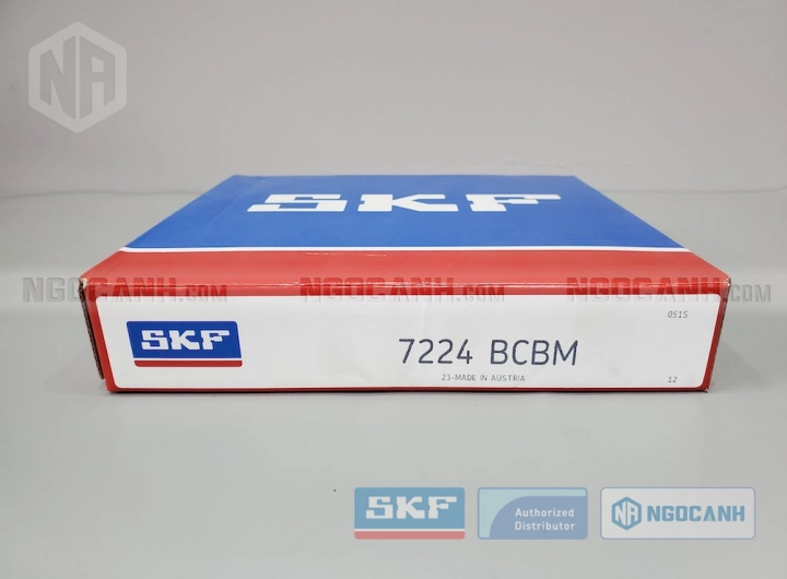 Vòng bi SKF 7224 BCBM chính hãng phân phối bởi SKF Ngọc Anh - Đại lý ủy quyền SKF Vòng bi SKF 7224 BCBM chính hãng phân phối bởi SKF Ngọc Anh - Đại lý ủy quyền SKF