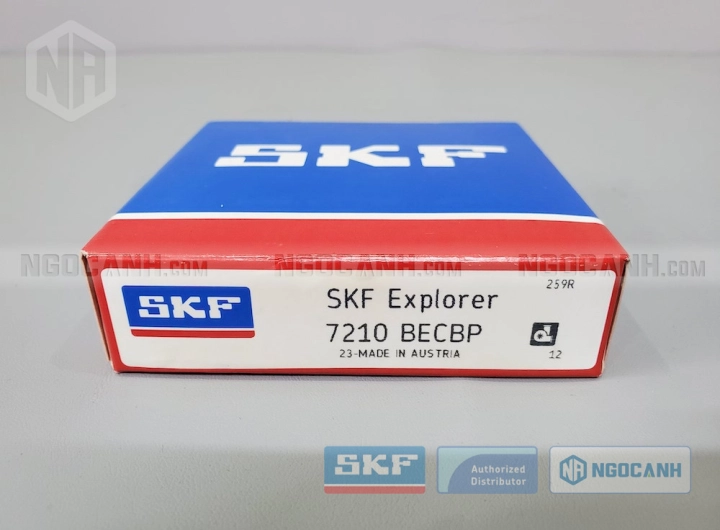 Vòng bi SKF 7210 BECBP chính hãng phân phối bởi SKF Ngọc Anh - Đại lý ủy quyền SKF