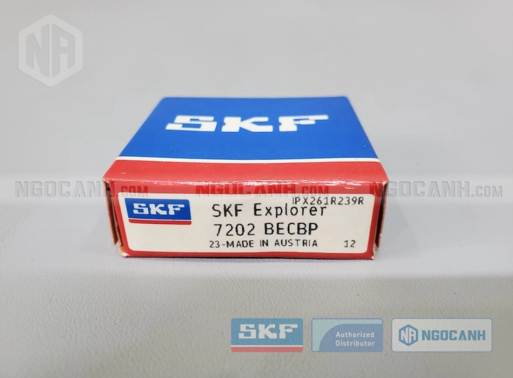 Vòng bi SKF 7202 BECBP chính hãng phân phối bởi SKF Ngọc Anh - Đại lý ủy quyền SKF Vòng bi SKF 7202 BECBP chính hãng phân phối bởi SKF Ngọc Anh - Đại lý ủy quyền SKF