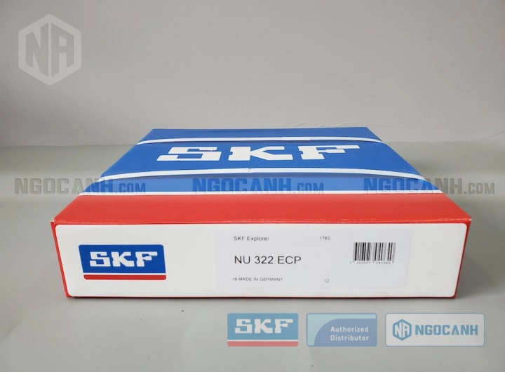 Vòng bi SKF NU 322 ECP chính hãng phân phối bởi SKF Ngọc Anh - Đại lý ủy quyền SKF Vòng bi SKF NU 322 ECP chính hãng phân phối bởi SKF Ngọc Anh - Đại lý ủy quyền SKF