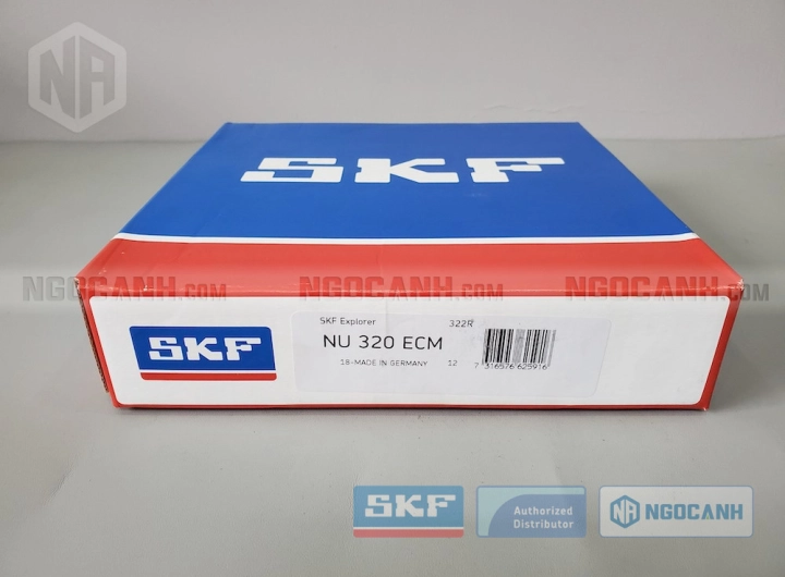 Vòng bi SKF NU 320 ECM chính hãng phân phối bởi SKF Ngọc Anh - Đại lý ủy quyền SKF Vòng bi SKF NU 320 ECM chính hãng phân phối bởi SKF Ngọc Anh - Đại lý ủy quyền SKF