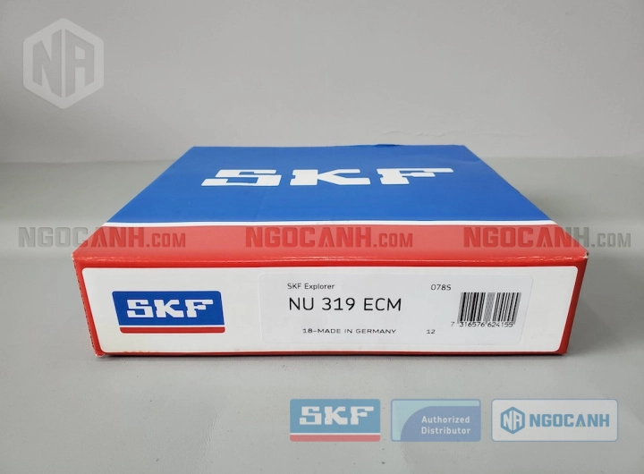 Vòng bi SKF NU 319 ECM chính hãng phân phối bởi SKF Ngọc Anh - Đại lý ủy quyền SKF