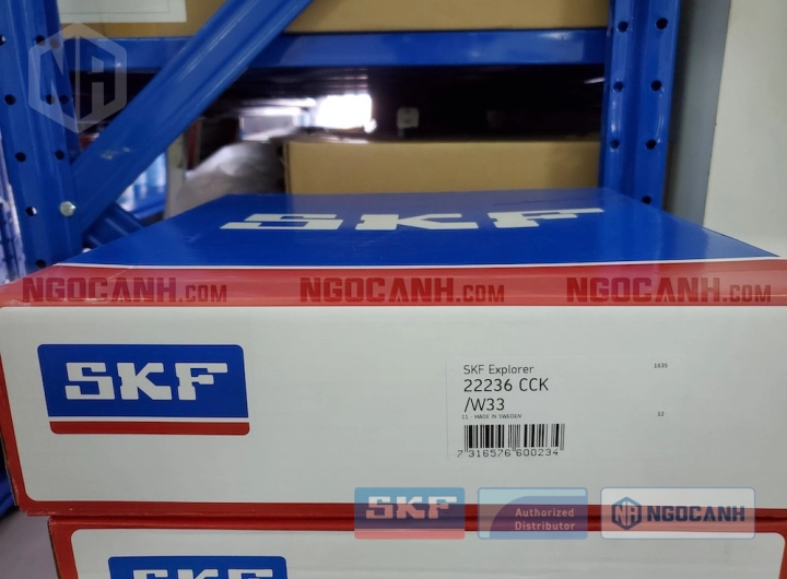 Vòng bi SKF 22236 CCK/W33 chính hãng phân phối bởi SKF Ngọc Anh - Đại lý ủy quyền SKF Vòng bi SKF 22236 CCK/W33 chính hãng phân phối bởi SKF Ngọc Anh - Đại lý ủy quyền SKF
