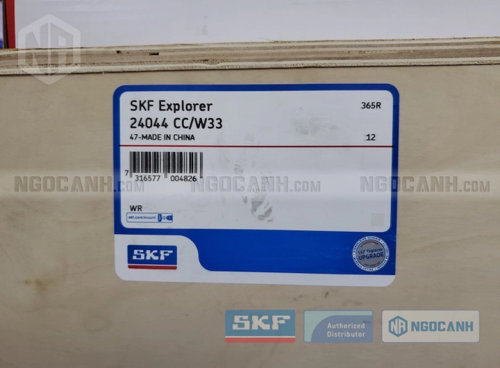 Vòng bi SKF 24044 CC/W33 chính hãng phân phối bởi SKF Ngọc Anh - Đại lý ủy quyền SKF Vòng bi SKF 24044 CC/W33 chính hãng phân phối bởi SKF Ngọc Anh - Đại lý ủy quyền SKF