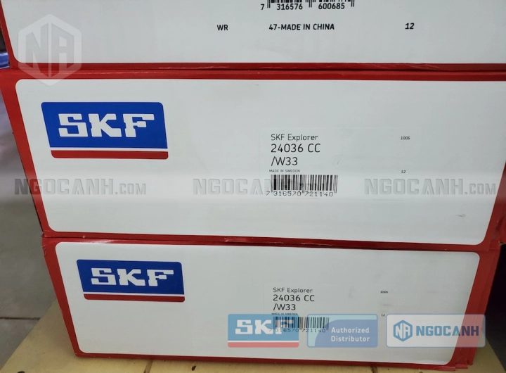 Vòng bi SKF 24036 CC/W33 chính hãng phân phối bởi SKF Ngọc Anh - Đại lý ủy quyền SKF