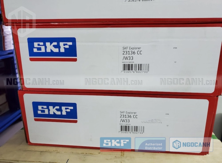 Vòng bi SKF 23136 CC/W33 chính hãng phân phối bởi SKF Ngọc Anh - Đại lý ủy quyền SKF
