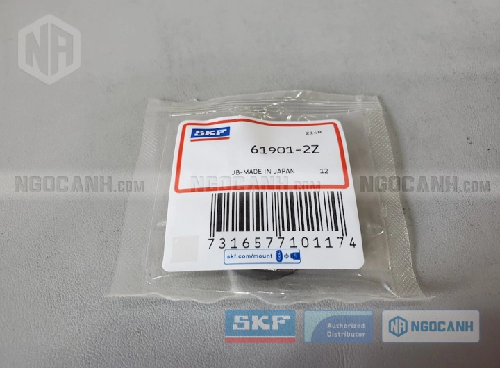 Vòng bi SKF 61901-2Z chính hãng phân phối bởi SKF Ngọc Anh - Đại lý ủy quyền SKF
