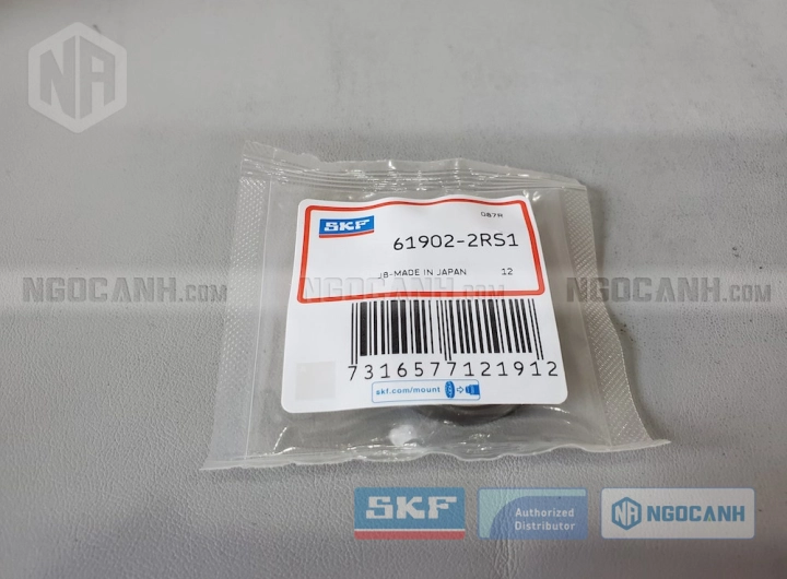 Vòng bi SKF 61902-2RS1 chính hãng phân phối bởi SKF Ngọc Anh - Đại lý ủy quyền SKF Vòng bi SKF 61902-2RS1 chính hãng phân phối bởi SKF Ngọc Anh - Đại lý ủy quyền SKF