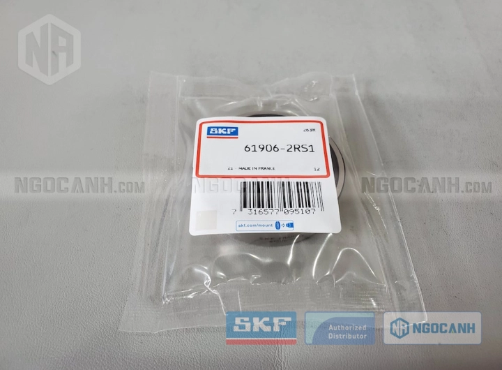 Vòng bi SKF 61906-2RS1 chính hãng phân phối bởi SKF Ngọc Anh - Đại lý ủy quyền SKF Vòng bi SKF 61906-2RS1 chính hãng phân phối bởi SKF Ngọc Anh - Đại lý ủy quyền SKF