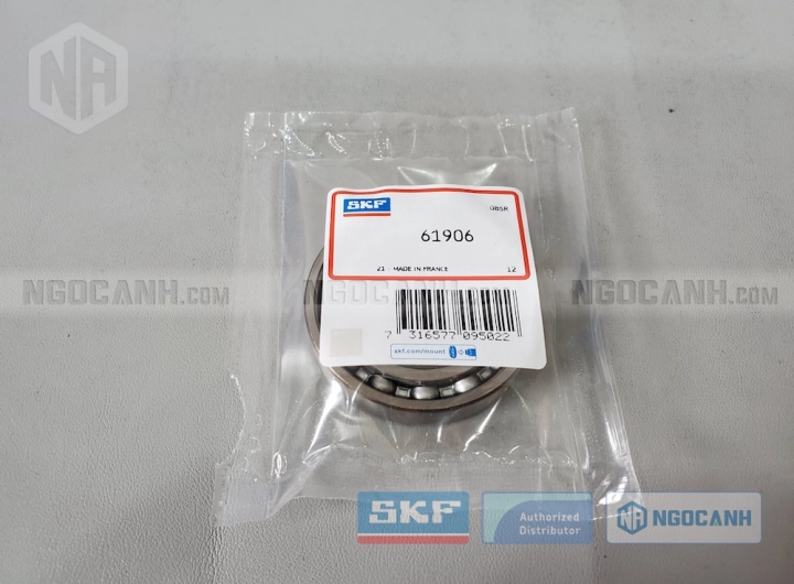 Vòng bi SKF 61906 chính hãng phân phối bởi SKF Ngọc Anh - Đại lý ủy quyền SKF Vòng bi SKF 61906 chính hãng phân phối bởi SKF Ngọc Anh - Đại lý ủy quyền SKF