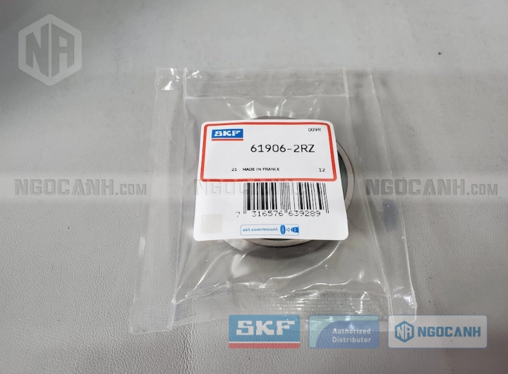 Vòng bi SKF 61906-2RZ chính hãng phân phối bởi SKF Ngọc Anh - Đại lý ủy quyền SKF Vòng bi SKF 61906-2RZ chính hãng phân phối bởi SKF Ngọc Anh - Đại lý ủy quyền SKF