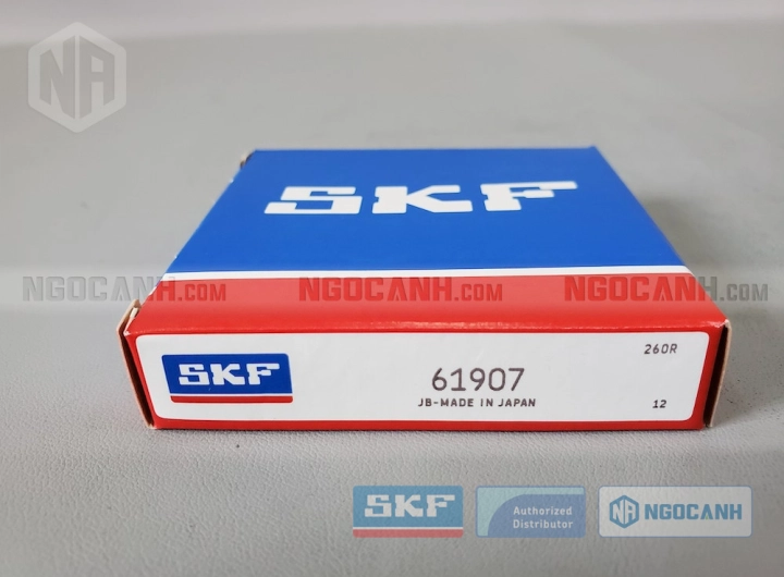 Vòng bi SKF 61907 chính hãng phân phối bởi SKF Ngọc Anh - Đại lý ủy quyền SKF