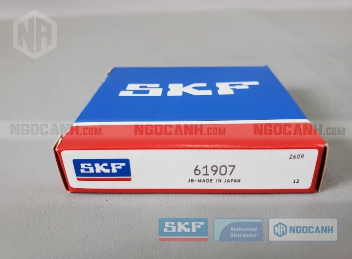 Vòng bi SKF 61907 chính hãng phân phối bởi SKF Ngọc Anh - Đại lý ủy quyền SKF Vòng bi SKF 61907 chính hãng phân phối bởi SKF Ngọc Anh - Đại lý ủy quyền SKF