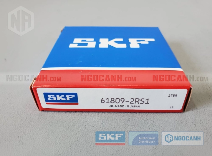 Vòng bi SKF 61809-2RS1 chính hãng phân phối bởi SKF Ngọc Anh - Đại lý ủy quyền SKF