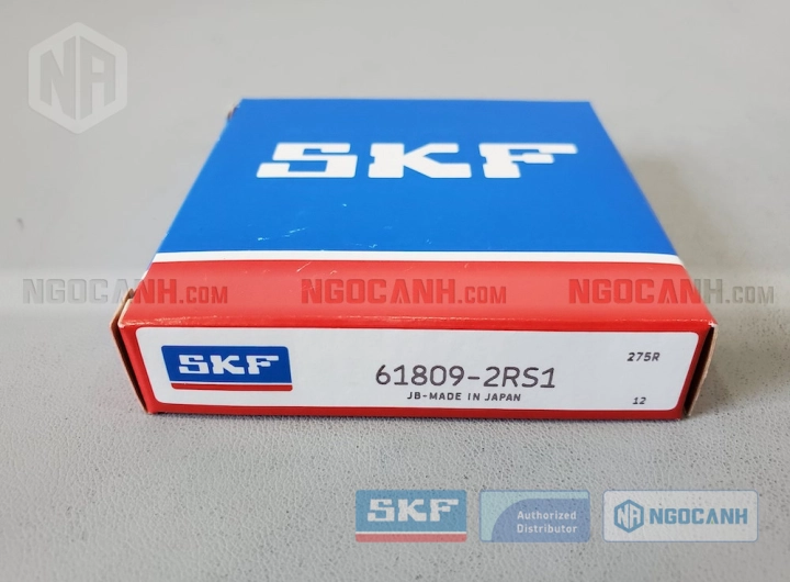 Vòng bi SKF 61809-2RS1 chính hãng phân phối bởi SKF Ngọc Anh - Đại lý ủy quyền SKF Vòng bi SKF 61809-2RS1 chính hãng phân phối bởi SKF Ngọc Anh - Đại lý ủy quyền SKF