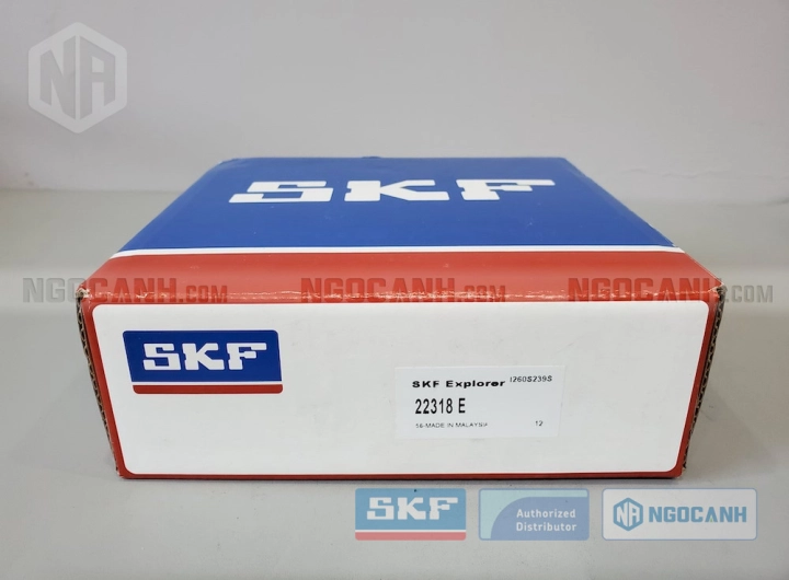 Vòng bi SKF 22318 E chính hãng phân phối bởi SKF Ngọc Anh - Đại lý ủy quyền SKF