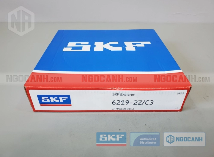 Vòng bi SKF 6219-2Z/C3 chính hãng phân phối bởi SKF Ngọc Anh - Đại lý ủy quyền SKF