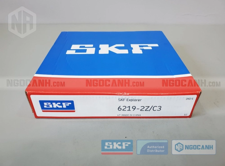 Vòng bi SKF 6219-2Z/C3 chính hãng phân phối bởi SKF Ngọc Anh - Đại lý ủy quyền SKF Vòng bi SKF 6219-2Z/C3 chính hãng phân phối bởi SKF Ngọc Anh - Đại lý ủy quyền SKF