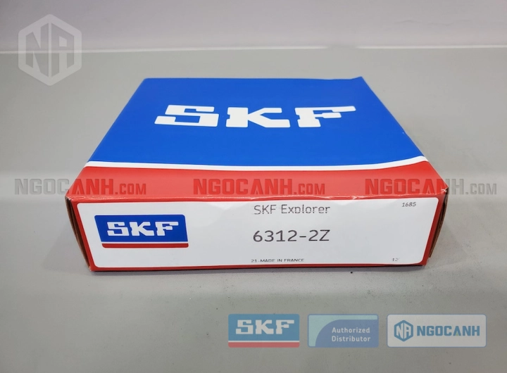 Vòng bi SKF 6312-2Z chính hãng phân phối bởi SKF Ngọc Anh - Đại lý ủy quyền SKF