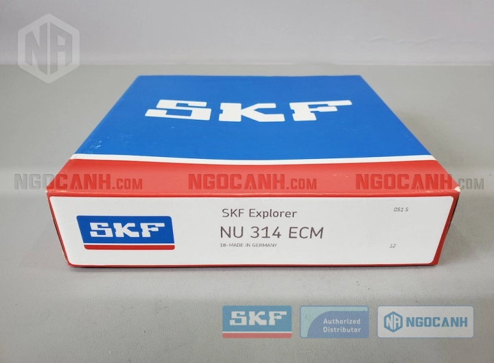 Vòng bi SKF NU 314 ECM chính hãng phân phối bởi SKF Ngọc Anh - Đại lý ủy quyền SKF